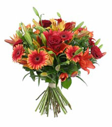 karışık gerbera mevsim çiçek buketi Ankara çiçek gönder firmamızdan görsel ürün